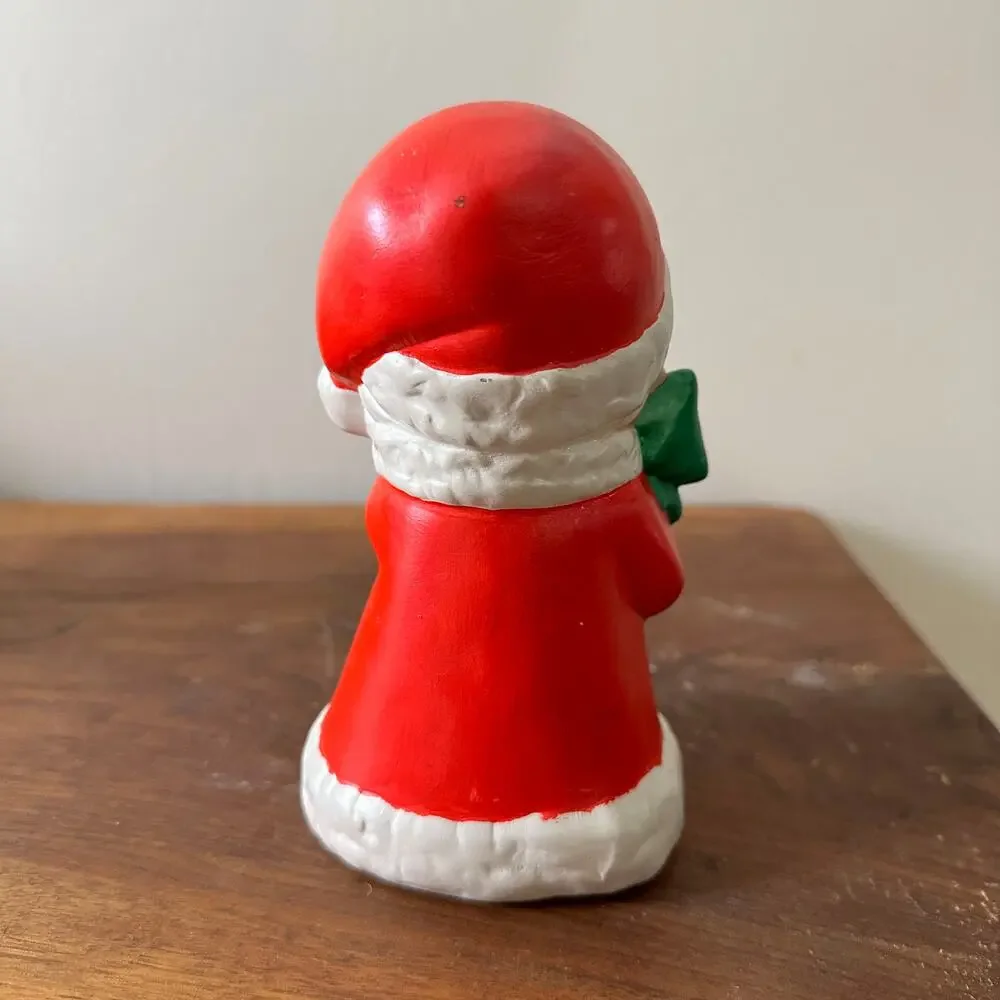 Vintage 1981 Sleepy Mrs. Claus Christmas Ceramic Figure Holiday Decor